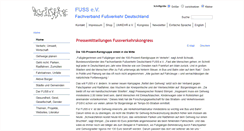 Desktop Screenshot of fuss-ev.de